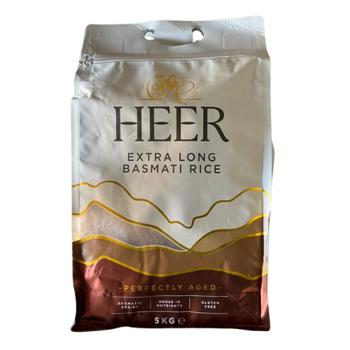 Heer Basmati Reis Extra Long (5kg)